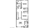 Second floor plan showing bedrooms and bathrooms at 2828 W White Feather Ln, Phoenix, AZ 85085