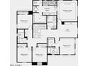Upper floor plan with primary suite, loft, and three additional bedrooms at 20578 E Via De Colina --, Queen Creek, AZ 85142