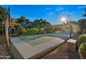 Private backyard with a full-size basketball court at 6429 S Honor Ct, Gilbert, AZ 85298