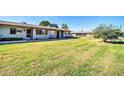 Neat and clean exterior with a large grassy yard at 14012 N Newcastle Dr, Sun City, AZ 85351