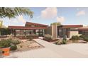 Modern home with desert landscaping and unique architecture at 6612 E Hummingbird Ln, Paradise Valley, AZ 85253