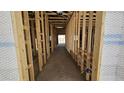 Interior view of a home's hallway during framing stage of construction at 37600 N Cowboy Ln, San Tan Valley, AZ 85140