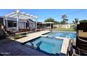 Inviting backyard pool with pergola and patio at 3413 N 16Th N Dr, Phoenix, AZ 85015