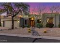 Stunning desert home with attractive landscaping at 11142 E Mark Ln, Scottsdale, AZ 85262