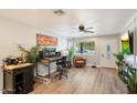 Open concept living area with modern decor at 1413 E Windsor Ave, Phoenix, AZ 85006