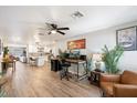 Open living area showing kitchen and dining areas at 1413 E Windsor Ave, Phoenix, AZ 85006