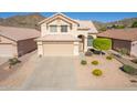 Two-story home with attached garage and well-manicured landscaping at 1926 E Siesta Ln, Phoenix, AZ 85024