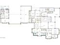 Detailed floor plan showcasing a spacious layout with multiple bedrooms, large kitchen, and covered patio at 0 W Kayenta Trl, Laveen, AZ 85339