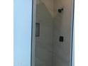 Clean shower with marble-look tile and modern fixtures at 846 N Pueblo Dr # 138, Casa Grande, AZ 85122