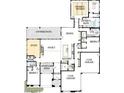 Open floorplan with 3 bedrooms, 2 baths, study, and large covered patio at 24450 N 132Nd Pl, Scottsdale, AZ 85255