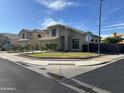 Two-story house with landscaped lawn and driveway at 1458 E Black Diamond Dr, Gilbert, AZ 85296