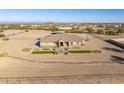 Aerial view of a single story home on a large lot at 28847 N Royce Rd, San Tan Valley, AZ 85144
