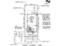 Plot plan of a one-story home with a two-car garage and patio at 4107 E Ghost Flower Ln, San Tan Valley, AZ 85140