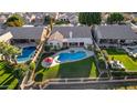 Luxury home with a large backyard, pool, and spa at 1322 W Indigo Dr, Chandler, AZ 85248