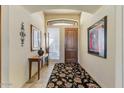 Bright and spacious entryway with decorative rug at 18826 E Buck Basin Dr, Rio Verde, AZ 85263