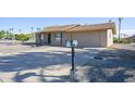 Front view of a ranch-style home with a driveway and mailbox at 17435 N Horseshoe Ln, Sun City, AZ 85373