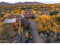 Luxury estate home with mountain views and a large backyard at 10612 E Winter Sun Dr, Scottsdale, AZ 85262