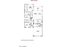 Floor plan showcasing a spacious layout with 3 bedrooms and 2 car garage at 4307 E Jesse St, Gilbert, AZ 85295