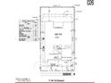 Plot plan showing the location of a house and its surrounding features at 22466 E San Tan Blvd, Queen Creek, AZ 85142