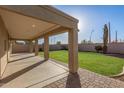 Covered patio with concrete flooring and backyard view at 38318 N La Grange Ln, San Tan Valley, AZ 85140