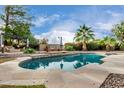 Stunning kidney shaped pool at 1201 E Le Marche Ave, Phoenix, AZ 85022