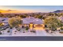 Luxury home with mountain views and landscaped yard at 7438 E Visao Dr, Scottsdale, AZ 85262