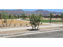 Scenic community park with walking paths, playground, and mountain views at 20607 N 226Th Ln, Surprise, AZ 85387