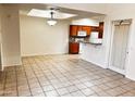 Kitchen with granite countertops and wood cabinets at 1445 E Broadway Rd # 120, Tempe, AZ 85282