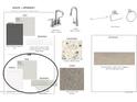 Modern kitchen and bathroom design options with various finishes at 39995 W Bravo Dr, Maricopa, AZ 85138