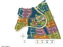 Aerial view of community showing lot layout and amenities at 18096 W Hiddenview Dr, Goodyear, AZ 85338