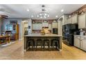 Spacious kitchen featuring an island and modern appliances at 21915 E Silver Creek Ct, Queen Creek, AZ 85142