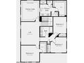 Upstairs floorplan with primary suite and multiple bedrooms at 7824 E Quintana Ave, Mesa, AZ 85212