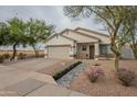 One-story house with a two-car garage and landscaped front yard at 3144 S Joslyn --, Mesa, AZ 85212