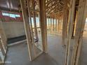 Uncompleted bathroom with shower framing at 4317 E Bradford Ave, San Tan Valley, AZ 85143