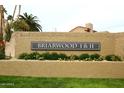Briarwood I & II community entrance sign at 7331 E Valley Vista Dr, Scottsdale, AZ 85250