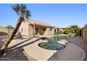 Inviting backyard oasis featuring a pool and spa at 2035 S 86Th Ln, Tolleson, AZ 85353