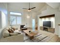 Bright and airy living room with a neutral color palette and plenty of natural light at 29860 N 42Nd St, Cave Creek, AZ 85331