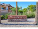 Park Place community entrance sign with landscaping at 14575 W Mountain View Blvd # 11309, Surprise, AZ 85374