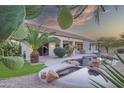 Lush backyard oasis featuring a large pool and spa at 730 E Mesquite St, Phoenix, AZ 85086
