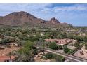 Aerial view showcasing the estate's location and surrounding landscape at 6240 N 59Th Pl, Paradise Valley, AZ 85253