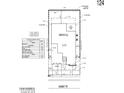 Site plan showcasing a single-Gathering home with a 3-car garage and covered patio at 7124 W Gambit Trl, Peoria, AZ 85383