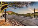 Asphalt driveway with mountain views in background at 37801 N Cave Creek Rd # 13, Cave Creek, AZ 85331