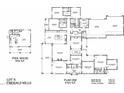 Two-story home floor plan, 4740 sq ft main house, 644 sq ft pool house, total 5384 sq ft at 12313 E Gold Dust Ave, Scottsdale, AZ 85259