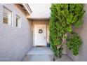 Front entry with door and decorative wreath at 5209 E Sierra Sunset Trl, Cave Creek, AZ 85331