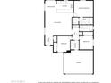 One-story floor plan with two bedrooms, two baths, and a two-car garage at 816 W Saint Kateri Ave, Phoenix, AZ 85041