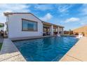 Relaxing backyard oasis with a sparkling pool and patio at 13930 W Tierra Grande --, Surprise, AZ 85387