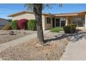 Front entrance of the home with landscaping and walkway at 18822 N 134Th Ave, Sun City West, AZ 85375