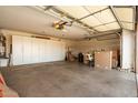 Spacious two-car garage with overhead storage at 17218 N 54Th Ln, Glendale, AZ 85308