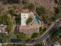 Bird's-eye view of a sprawling estate with pool at 5317 N 46Th St, Phoenix, AZ 85018