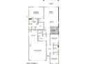 Open floor plan, 2 car garage, and covered patio at 39995 W Elm Dr, Maricopa, AZ 85138